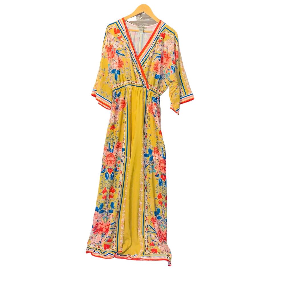 Flying Tomato Floral Yellow Jumpsuit S